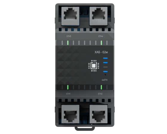 Модуль расширения ХАБ-02м 4xEthernet